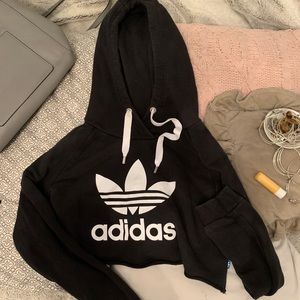 Cropped Adidas Hoodie